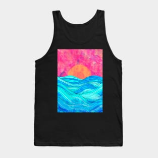 A painted sea Tank Top